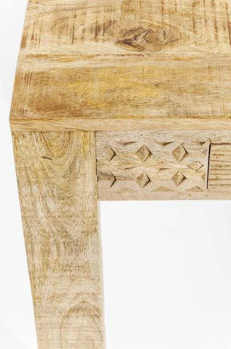 Puro Plain Natural Mango Wood Table