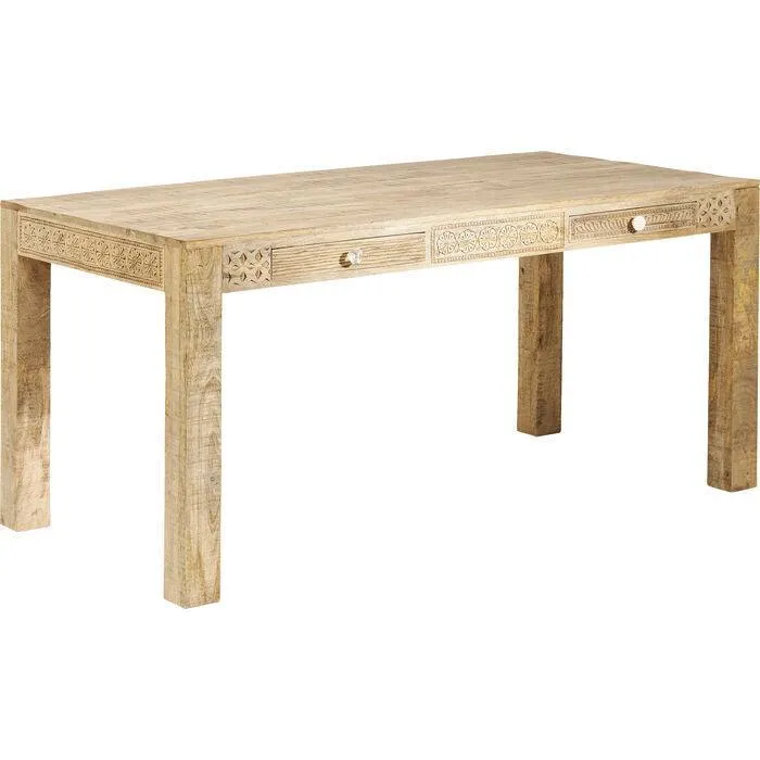 Puro Plain Natural Mango Wood Table