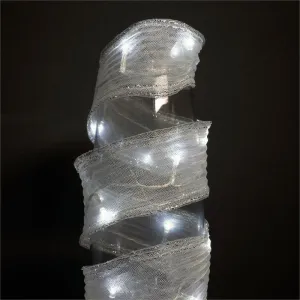 Radical Ribbon Mesh LED Lights - White