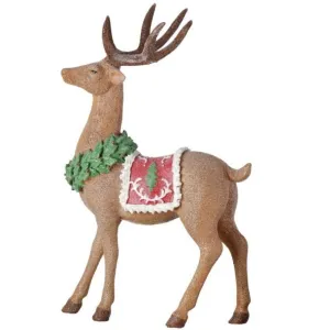 Regency International 11.5"Resin Gingerbread Standing Deer