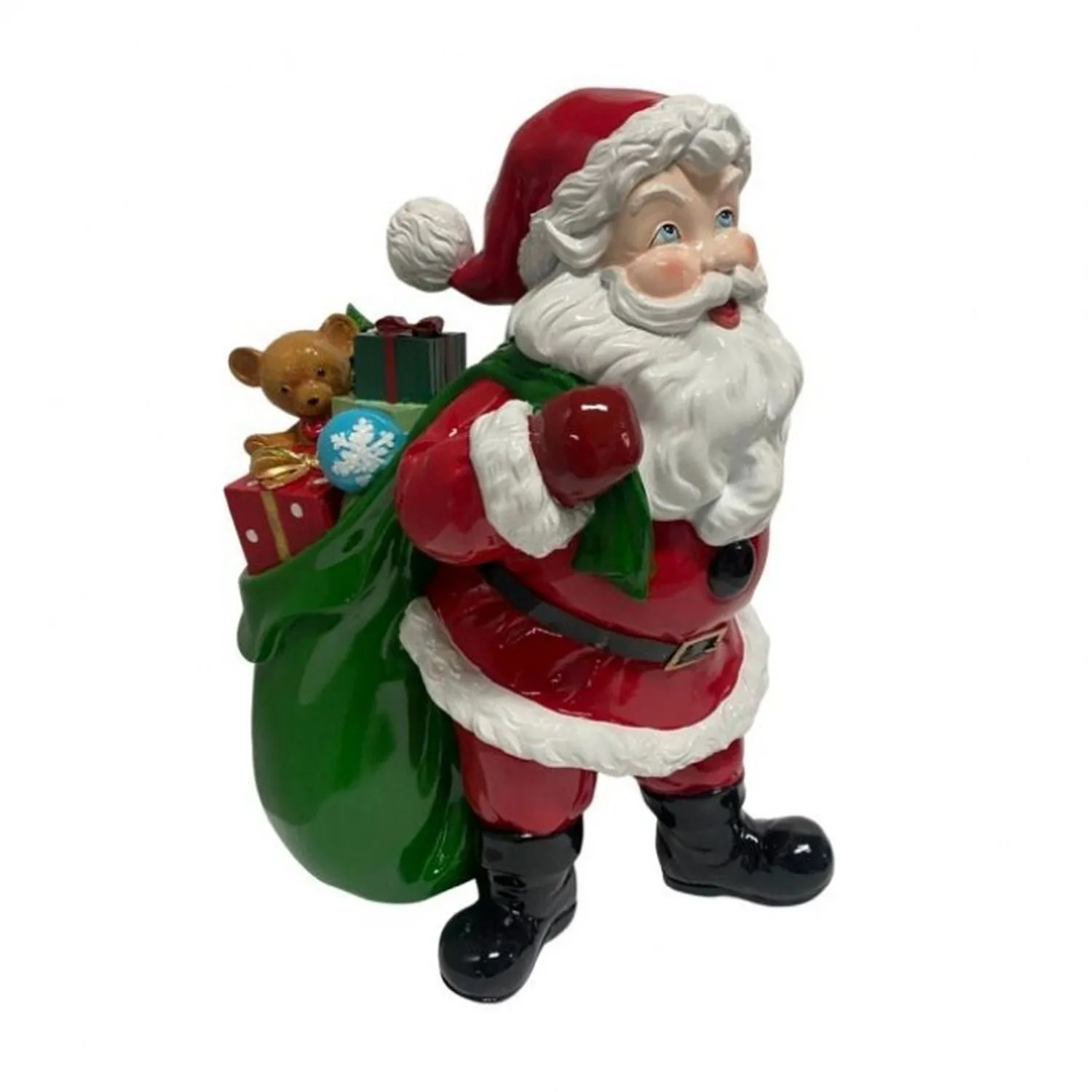 Regency International 15.5" Rsn Santa W/Gift Bag