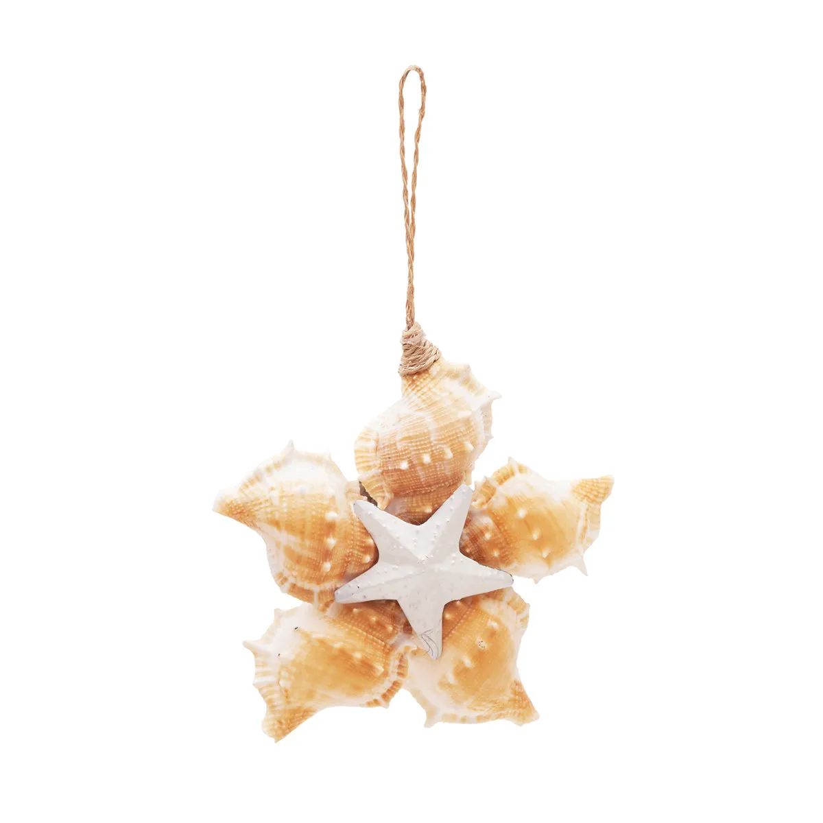 Sea Star & Shells Star Ornament