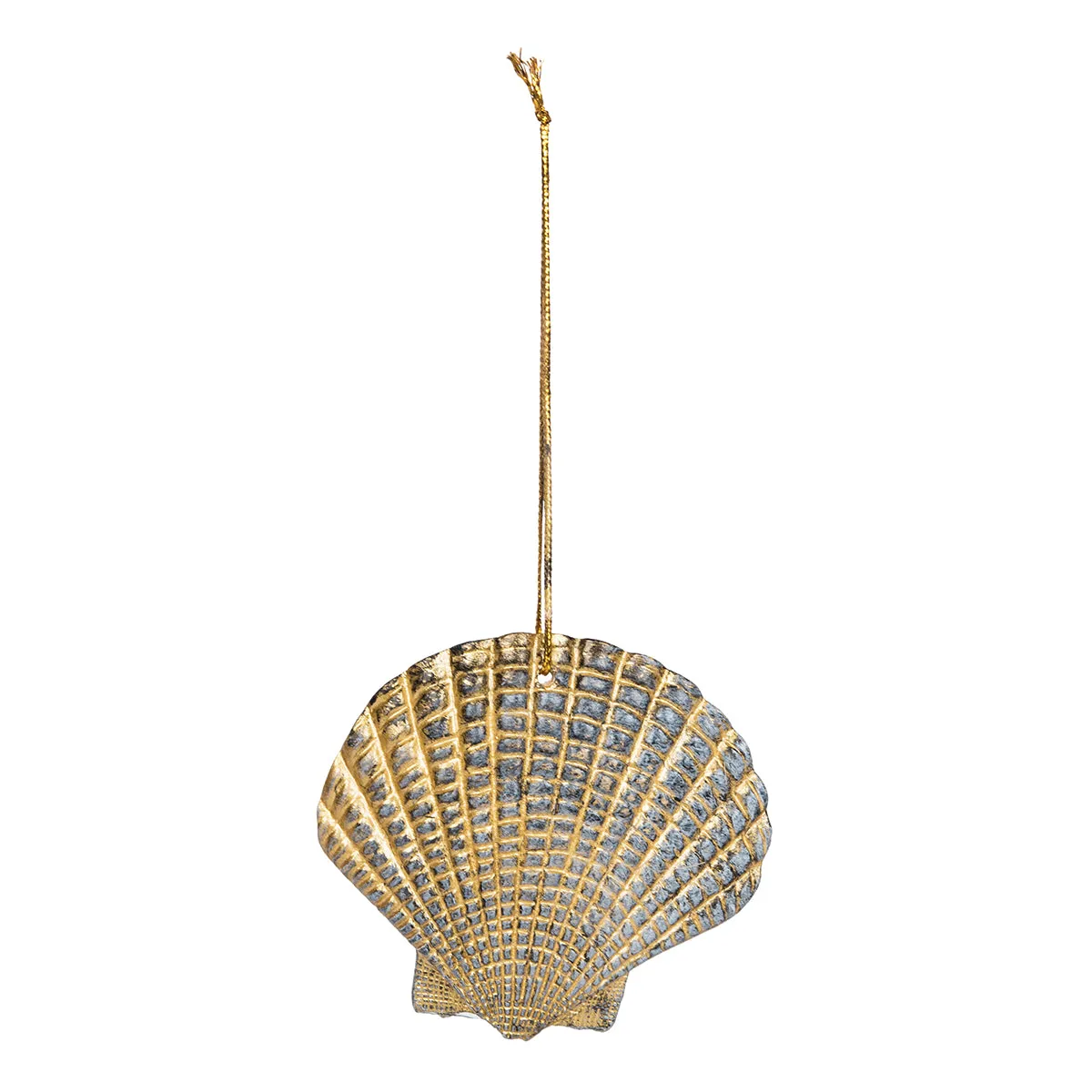 Sea Star Scallop Shell Ornament