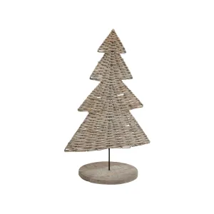 The Noel Collection Small Wicker Tree Ornament