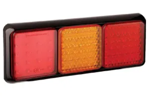 Triple Combination Lamp with Stop, Tail, Indicator & Fog by LED Autolamps 100BFARME