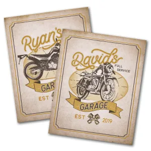 Vintage Motorcycle Signs