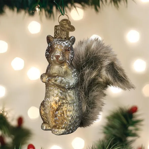 Vintage Squirrel Ornament