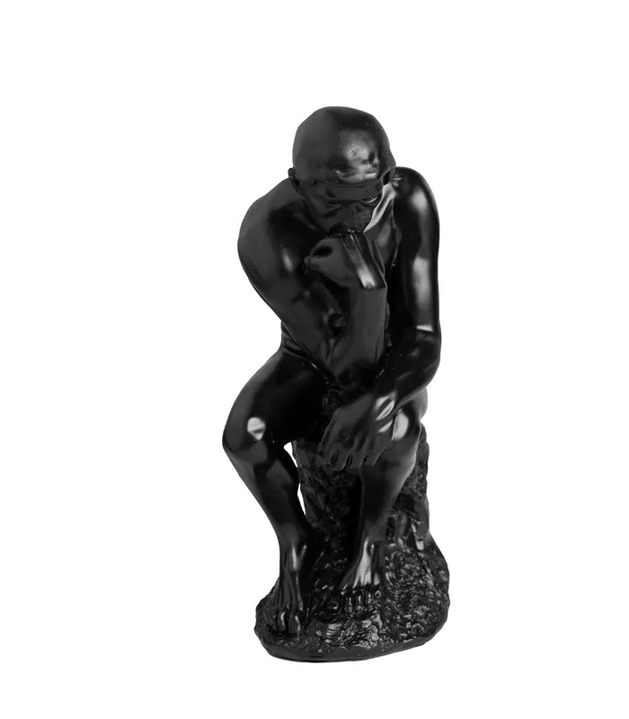 Wise Man Sculpture Black