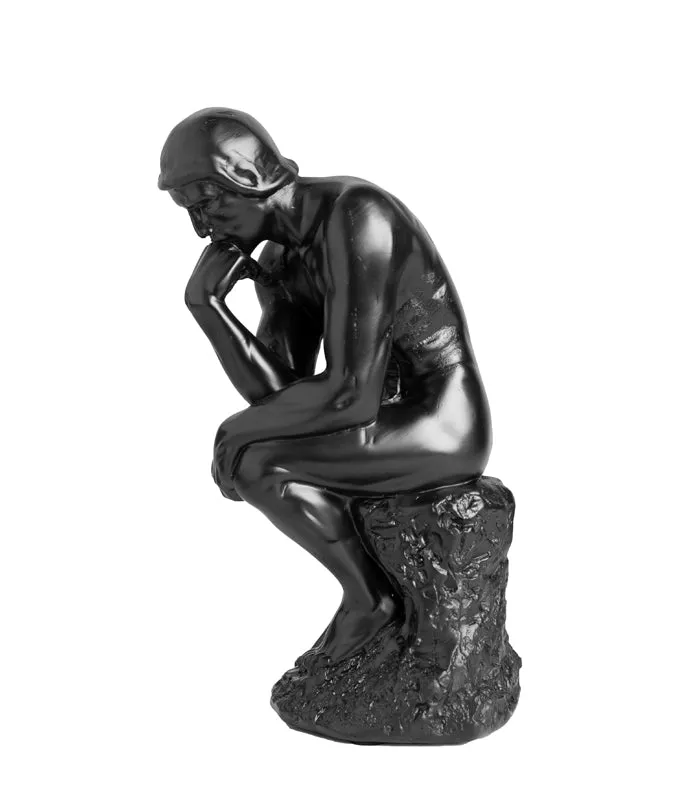 Wise Man Sculpture Black