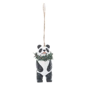 Wood Panda Ornament