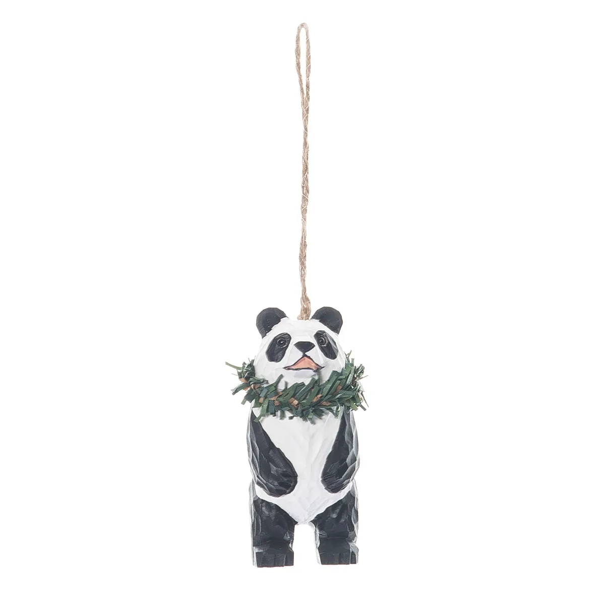 Wood Panda Ornament