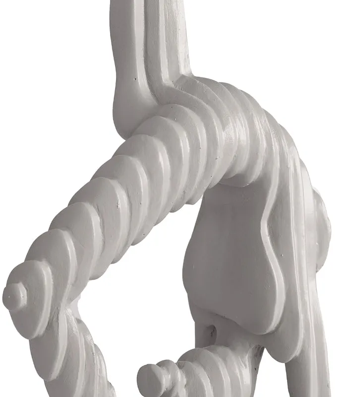 Yin yoga girl sculpture